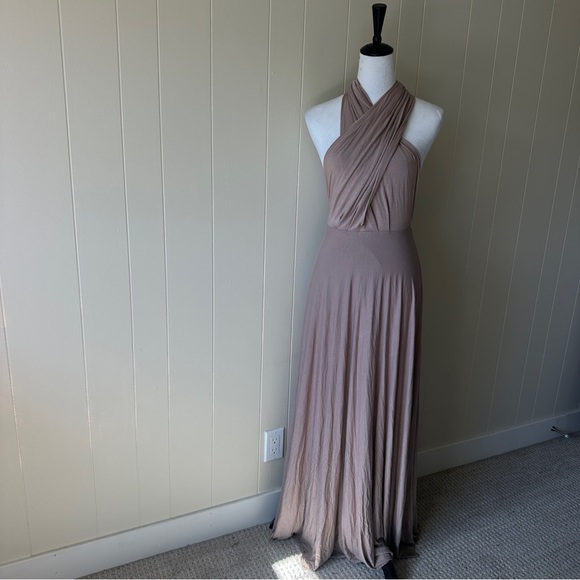 Lulu’s Tan Infinity Dress - Picture 2 of 13